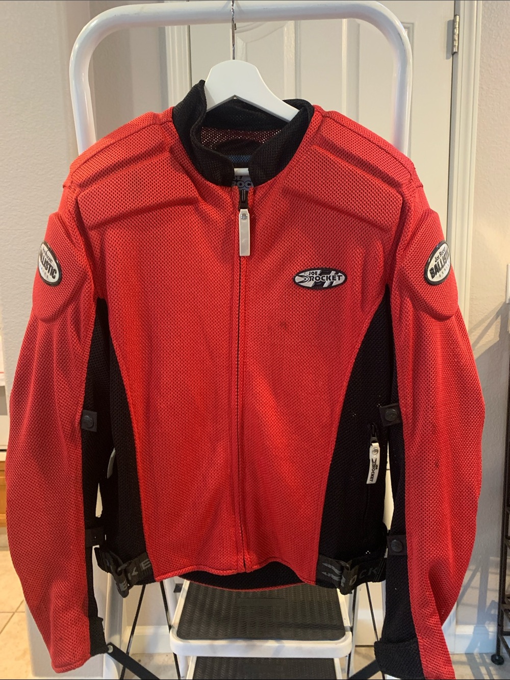 Joe Rocket Red and Black Mesh Riding Jacket